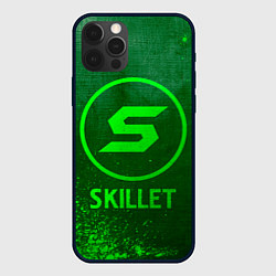 Чехол iPhone 12 Pro Max Skillet - green gradient