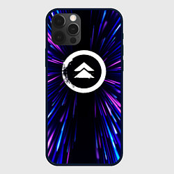 Чехол iPhone 12 Pro Max Ghost of Tsushima neon energy