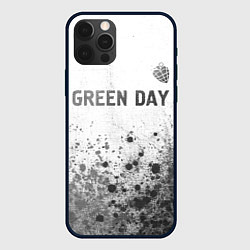 Чехол iPhone 12 Pro Max Green Day - white gradient посередине