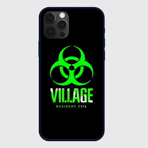 Чехол iPhone 12 Pro Max Resident Evil8 toxic / 3D-Черный – фото 1