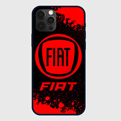 Чехол iPhone 12 Pro Max Fiat - red gradient