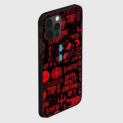 Чехол для iPhone 12 Pro Max Twenty one pilots pattern rock steel, цвет: 3D-черный — фото 2