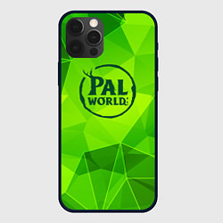 Чехол iPhone 12 Pro Max Palworld green poly