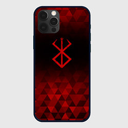 Чехол iPhone 12 Pro Max Berserk red poly