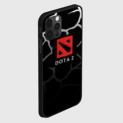 Чехол для iPhone 12 Pro Max DOTA2 земля, цвет: 3D-черный — фото 2