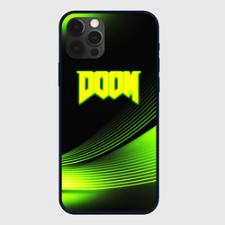 Чехол iPhone 12 Pro Max Doom абстракция кислотная