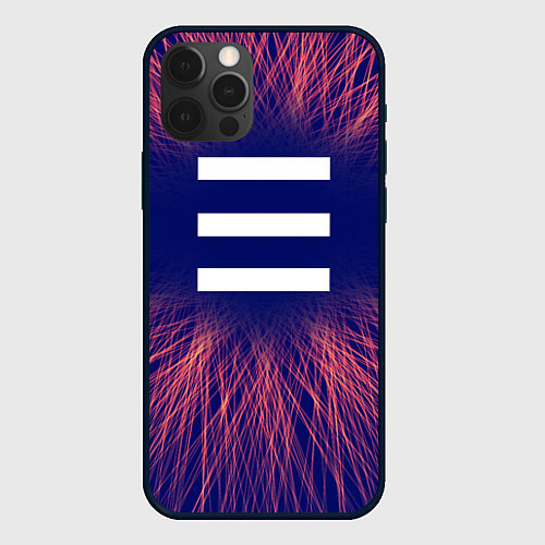 Чехол iPhone 12 Pro Max OneRepublic red energy / 3D-Черный – фото 1