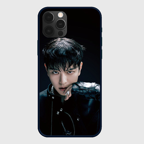 Чехол iPhone 12 Pro Max Stray Kids Seungmin Giant concept / 3D-Черный – фото 1