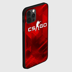 Чехол для iPhone 12 Pro Max CSGO абстракция, цвет: 3D-черный — фото 2