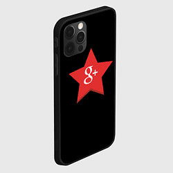 Чехол для iPhone 12 Pro Max СССР создатель гугла, цвет: 3D-черный — фото 2