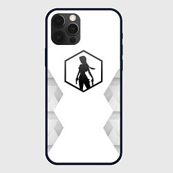 Чехол iPhone 12 Pro Max Tomb Raider white poly