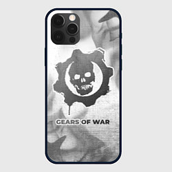 Чехол iPhone 12 Pro Max Gears of War - white gradient