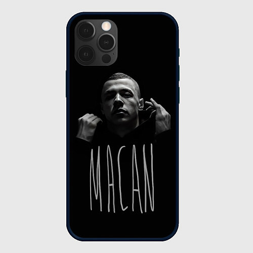 Чехол iPhone 12 Pro Max Rap - Macan / 3D-Черный – фото 1