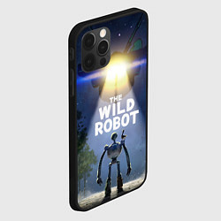 Чехол для iPhone 12 Pro Max Дикий робот и звездолет, цвет: 3D-черный — фото 2