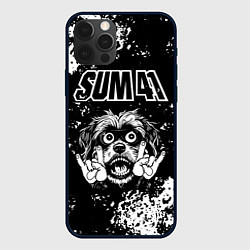 Чехол iPhone 12 Pro Max Sum41 рок пес