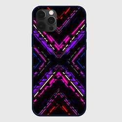 Чехол iPhone 12 Pro Max Marshmello geometry neon