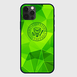 Чехол iPhone 12 Pro Max Ramones green poly