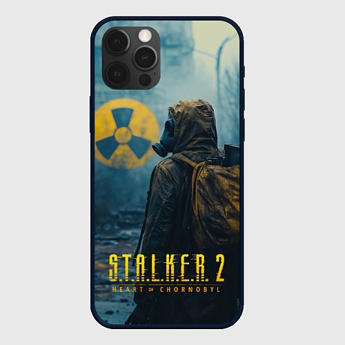 Чехол iPhone 12 Pro Max Stalker 2 зараженная зона / 3D-Черный – фото 1