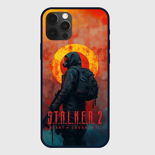 Чехол iPhone 12 Pro Max Stalker 2 poster art / 3D-Черный – фото 1