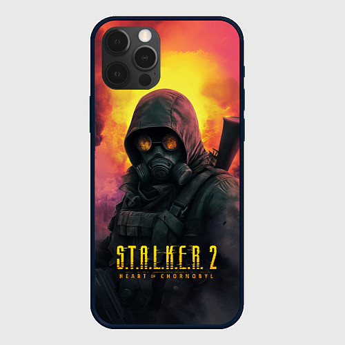 Чехол iPhone 12 Pro Max Stalker 2 радиоактивный дым / 3D-Черный – фото 1