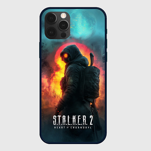 Чехол iPhone 12 Pro Max Stalker 2 радиоактивный дым / 3D-Черный – фото 1