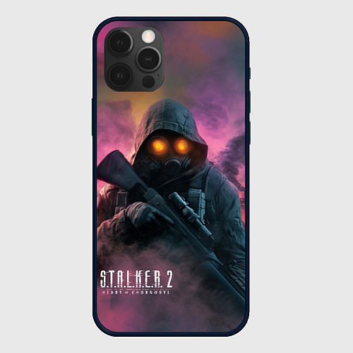 Чехол iPhone 12 Pro Max Stalker 2 радиоактивный дым / 3D-Черный – фото 1