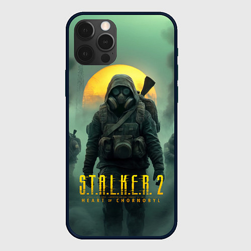 Чехол iPhone 12 Pro Max Stalker 2 радиоактивное утро / 3D-Черный – фото 1