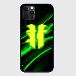 Чехол для iPhone 12 Pro Max Starcraft 2 кислотные соты линии, цвет: 3D-черный