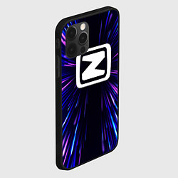 Чехол для iPhone 12 Pro Max Zotye neon energy, цвет: 3D-черный — фото 2