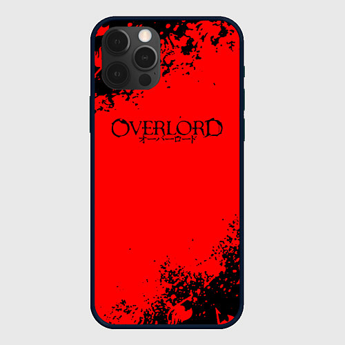 Чехол iPhone 12 Pro Max Overlord anime / 3D-Черный – фото 1