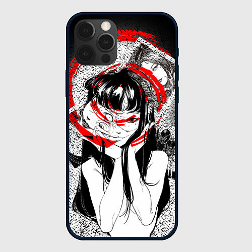 Чехол iPhone 12 Pro Max Uzumaki / 3D-Черный – фото 1