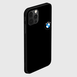 Чехол для iPhone 12 Pro Max BMW auto logo, цвет: 3D-черный — фото 2
