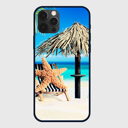 Чехол iPhone 12 Pro Max Resort / 3D-Черный – фото 1