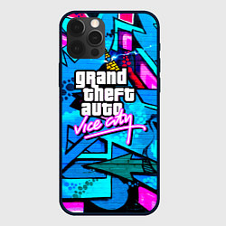 Чехол iPhone 12 Pro Max GTA vice city steel grafity