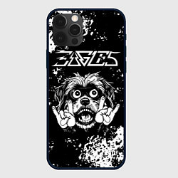Чехол iPhone 12 Pro Max Eagles рок пес