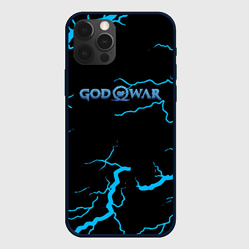Чехол iPhone 12 Pro Max God of War storm / 3D-Черный – фото 1