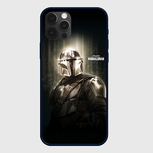 Чехол iPhone 12 Pro Max Din Djarin - The Mandalorian / 3D-Черный – фото 1