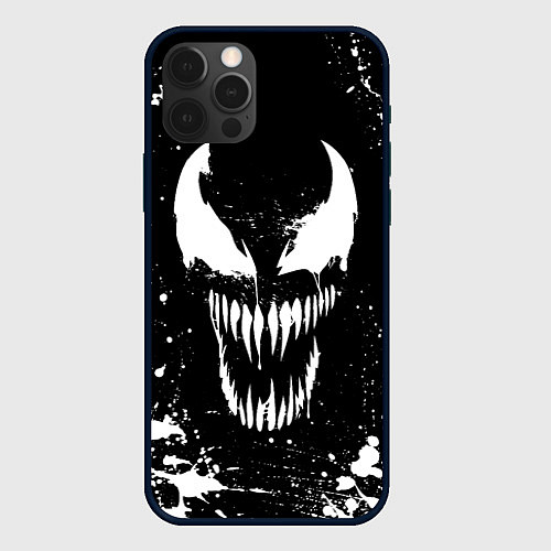 Чехол iPhone 12 Pro Max Venom logo / 3D-Черный – фото 1