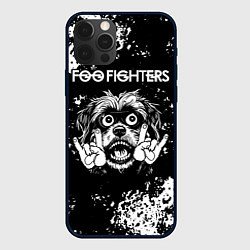 Чехол iPhone 12 Pro Max Foo Fighters рок пес