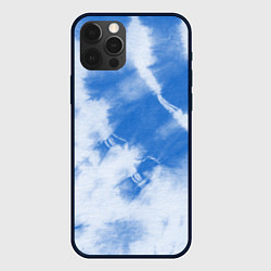 Чехол iPhone 12 Pro Max Синий тай дай