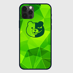 Чехол для iPhone 12 Pro Max Danganronpa green poly, цвет: 3D-черный