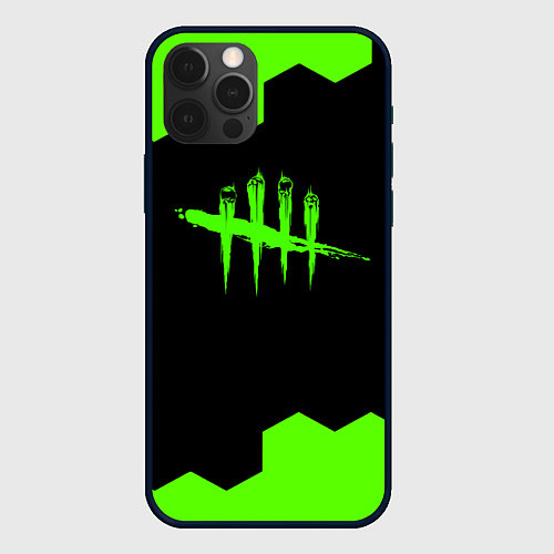 Чехол iPhone 12 Pro Max Dead by daylight hexagon / 3D-Черный – фото 1