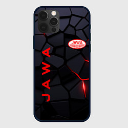 Чехол iPhone 12 Pro Max Jawa - плиты с эффектом свечения