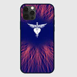 Чехол для iPhone 12 Pro Max Bon Jovi red energy, цвет: 3D-черный