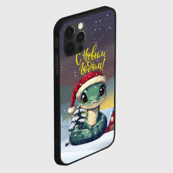 Чехол для iPhone 12 Pro Max С новым 2025 годом змейка, цвет: 3D-черный — фото 2