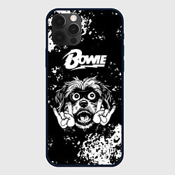 Чехол iPhone 12 Pro Max David Bowie рок пес