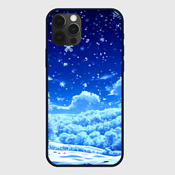 Чехол iPhone 12 Pro Max Заснеженный лес