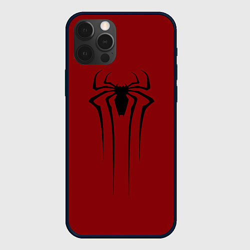 Чехол iPhone 12 Pro Max Человек-паук - Эндрю Гарфилд / 3D-Черный – фото 1