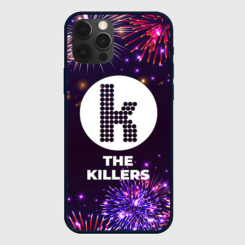 Чехол iPhone 12 Pro Max Праздничный The Killers / 3D-Черный – фото 1