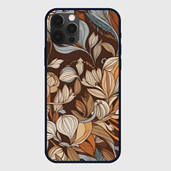 Чехол iPhone 12 Pro Max Спокойная ботаническая иллюстрация
